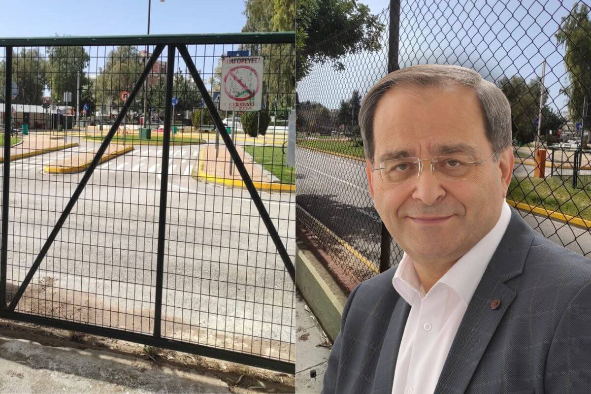 Ηλιούπολη: Παρέμβαση Ευσταθίου Για Τη Μη Λειτουργία Του Πάρκου Κυκλοφοριακής Αγωγής