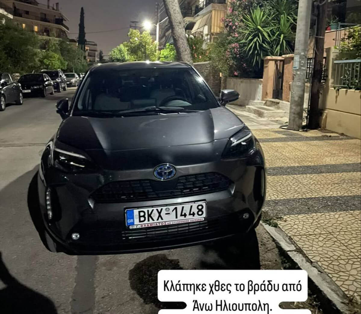 Νέα Κλοπή ΙΧ Στην Ηλιούπολη – Έκκληση Για Πληροφορίες